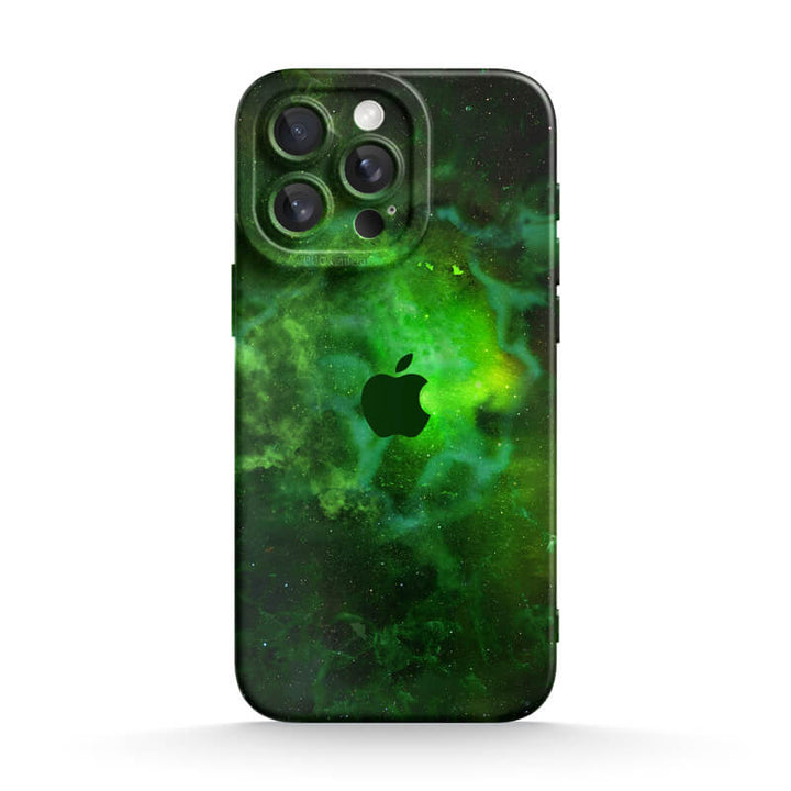 Estuche protector resistente a impactos Green Ghost Luo para iPhone