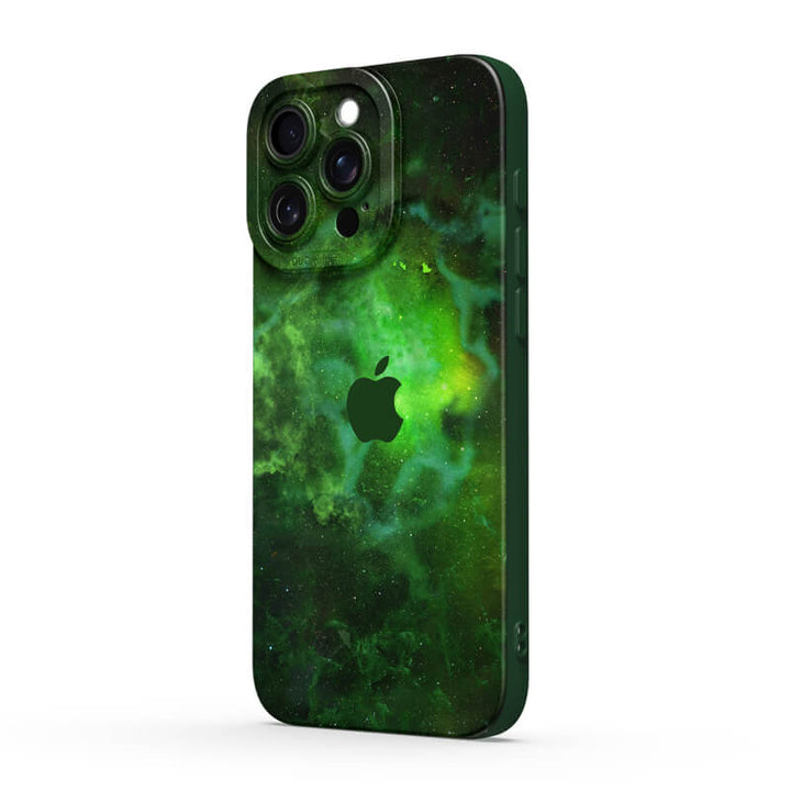 Estuche protector resistente a impactos Green Ghost Luo para iPhone