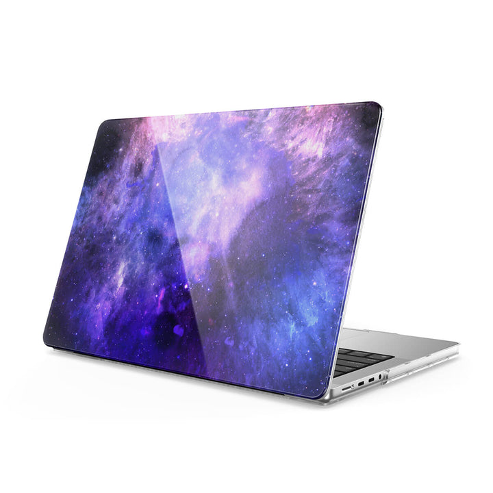 Nebulosa azul violeta | Funda protectora anticaídas para MacBook 