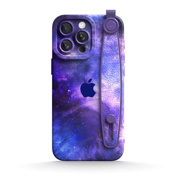 Blue-Purple Nebula | iPhone Series Multifunctional Wristband Case