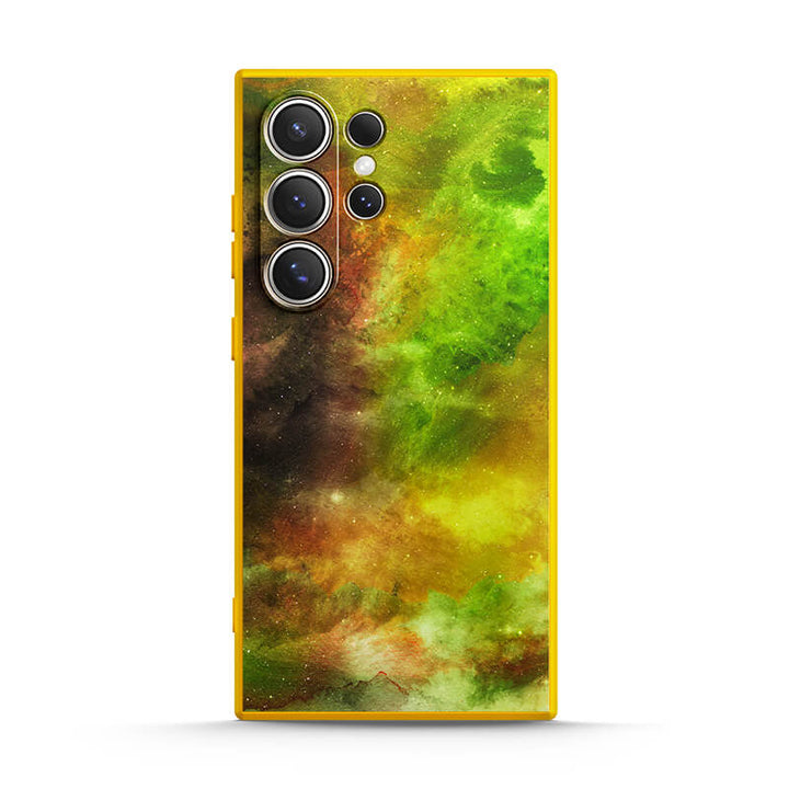 Yellow-Green Nebula | Samsung Series Impact Resistant Protective Case