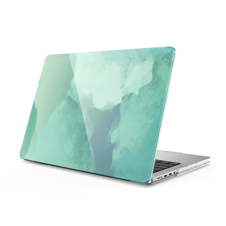 Hoja de loto verde | Funda protectora anticaída para Macbook 