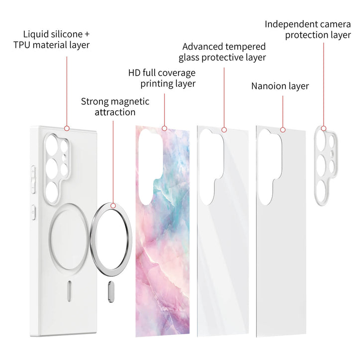 Dune White | Samsung Series Impact Resistant Protective Case