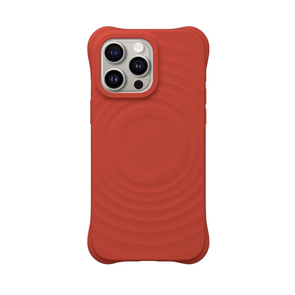 Red | iPhone Ripple Liquid Silicone Case