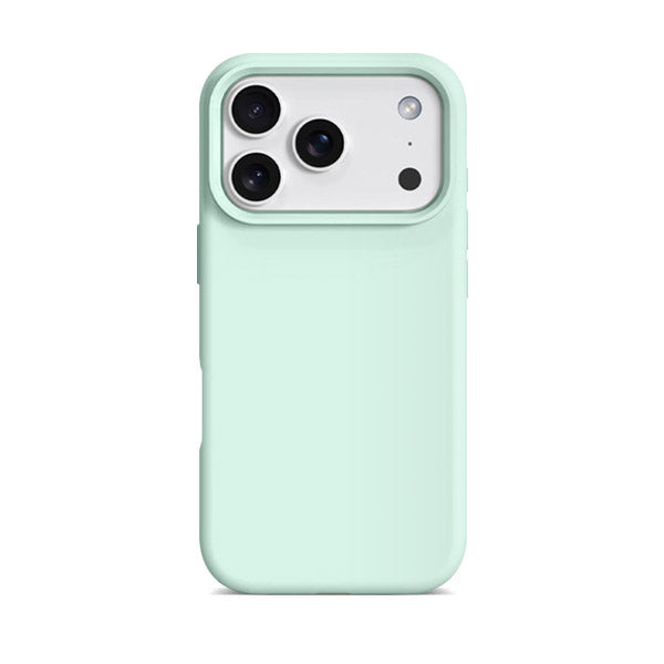Funda de silicona líquida para iPhone con diseño ondulado en color marrón ámbar 