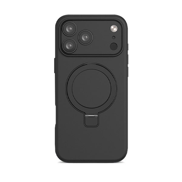 Funda de silicona líquida para iPhone con diseño ondulado en color marrón ámbar 