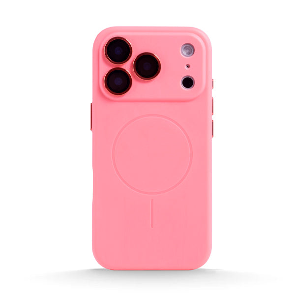 Funda de silicona líquida para iPhone con diseño ondulado en color marrón ámbar 