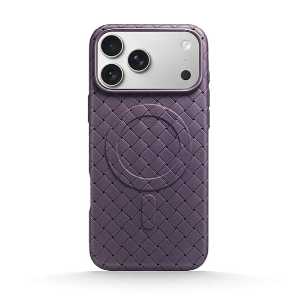 Funda de silicona líquida para iPhone con diseño ondulado en color marrón ámbar 