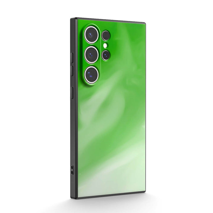 Green and White | Samsung Series Impact Resistant Protective Case