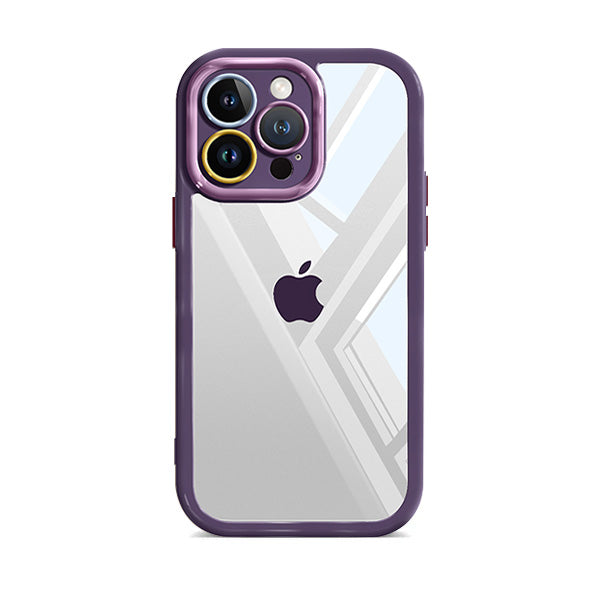 Midnight Purple | iPhone Cream Transparent All-inclusive Case