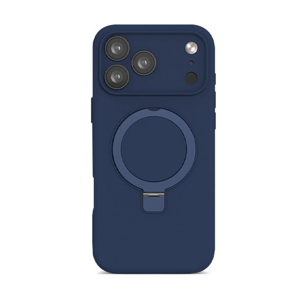 Funda de silicona líquida para iPhone con diseño ondulado en color marrón ámbar 