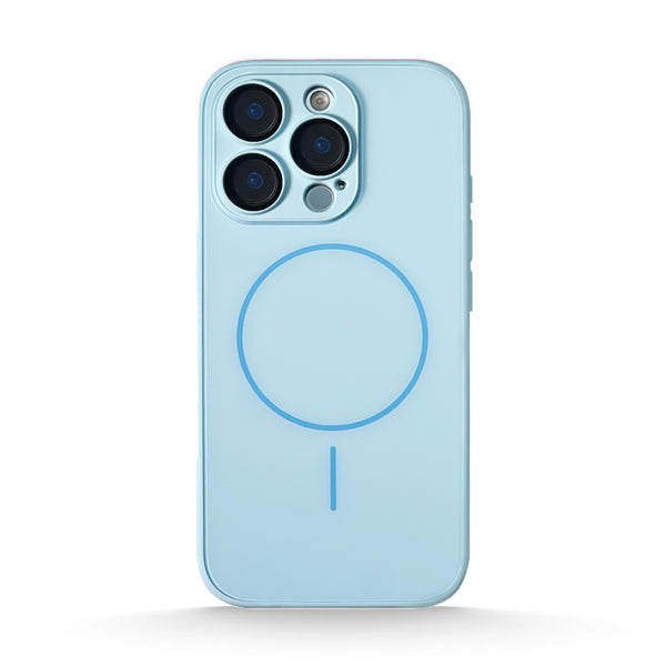 Sky Blue | iPhone AG Frosted Glass Case