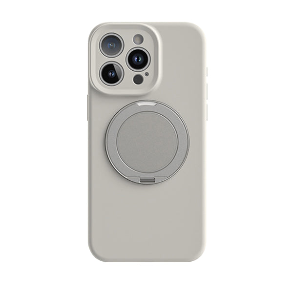 Antique White | iPhone Liquid Silicone Bracket Case