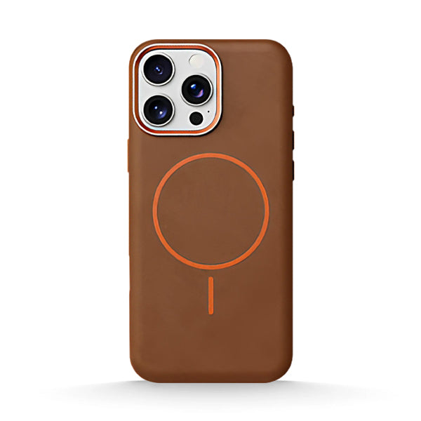Sunset Brown | iPhone Skin-feel Leather Texture Case