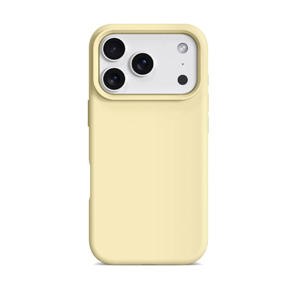 Funda de silicona líquida para iPhone con diseño ondulado en color marrón ámbar 