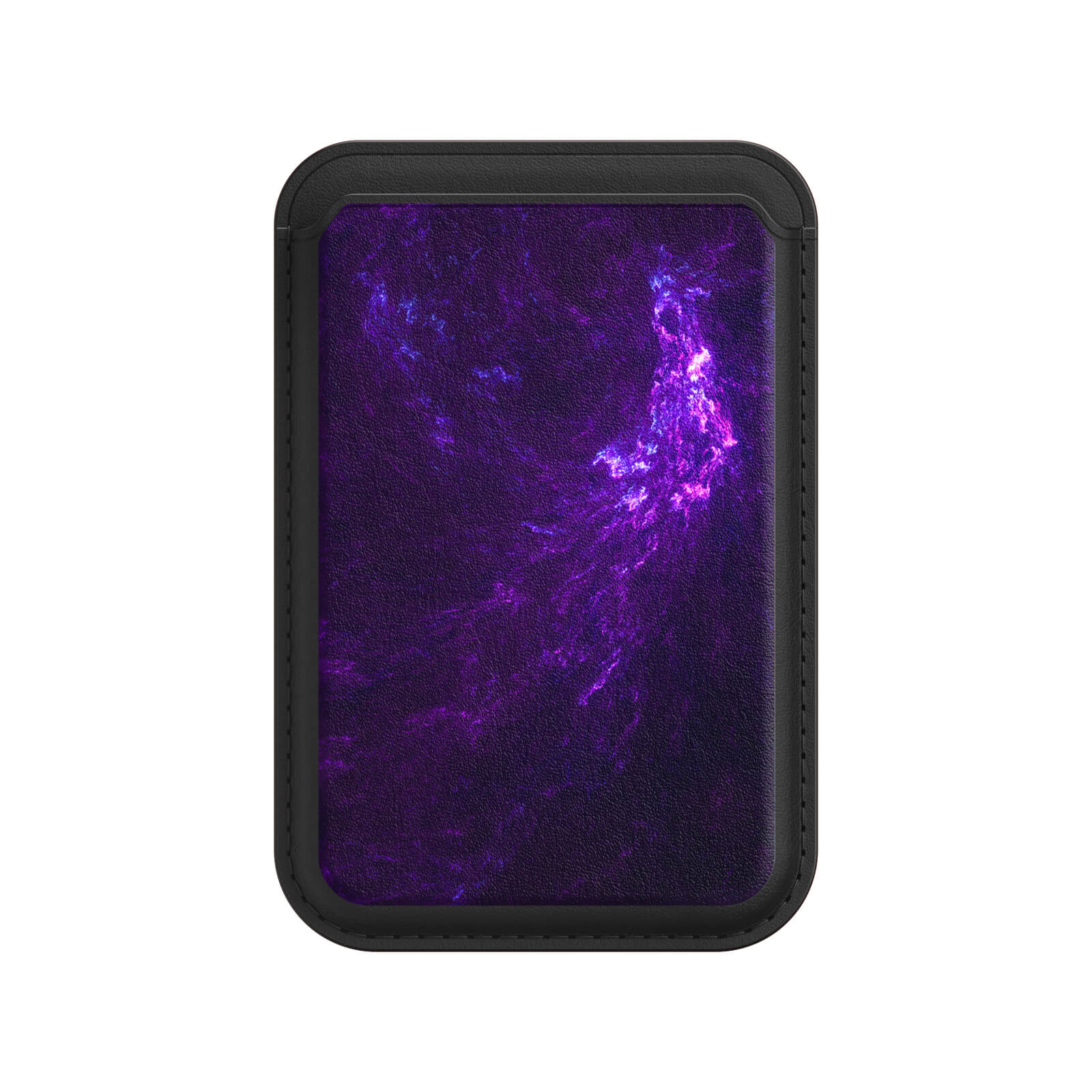 Purple Lifeform | Leather Wallet with MagSafe – CASEPEACH