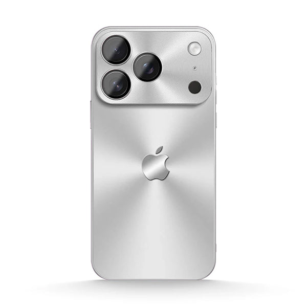 Silver White | iPhone Glare Metal Case
