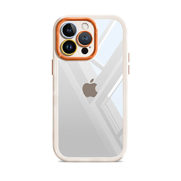 Antique White | iPhone Cream Transparent All-inclusive Case