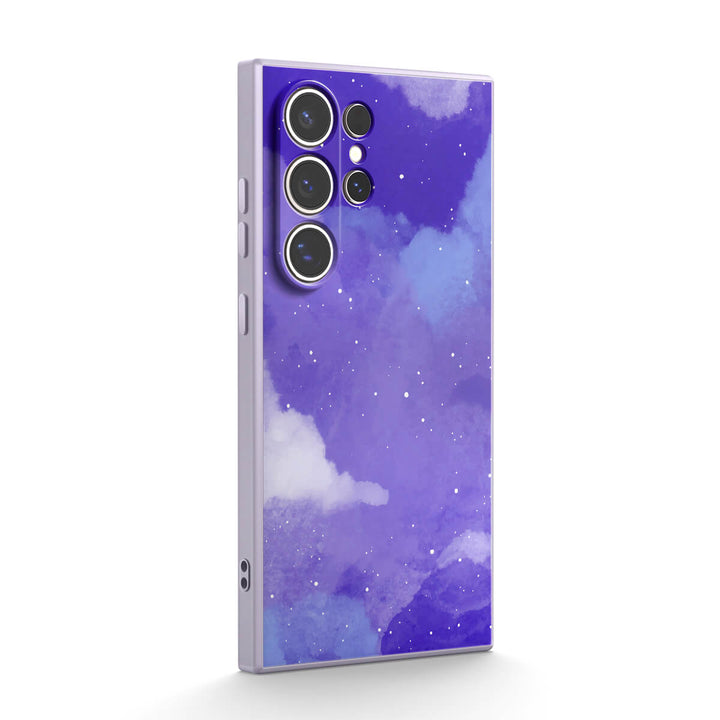 Funda protectora resistente a impactos de la serie Samsung en color azul púrpura astral