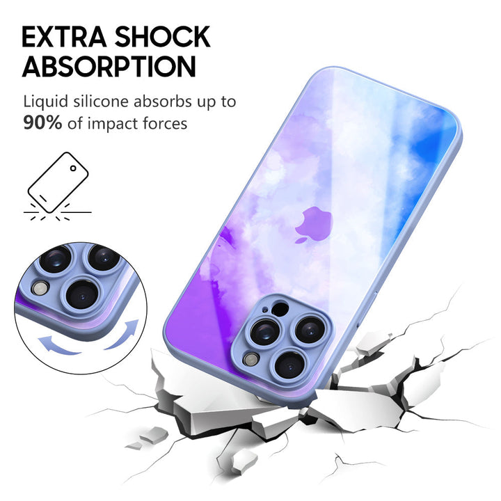 Black Purple | IPhone Series Impact Resistant Protective Case