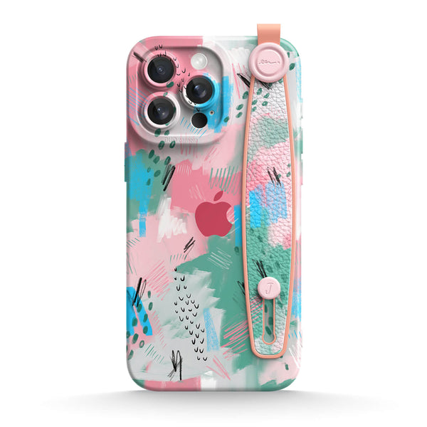 Rose Lake Under the Joy | iPhone Series Multifunctional Wristband Case