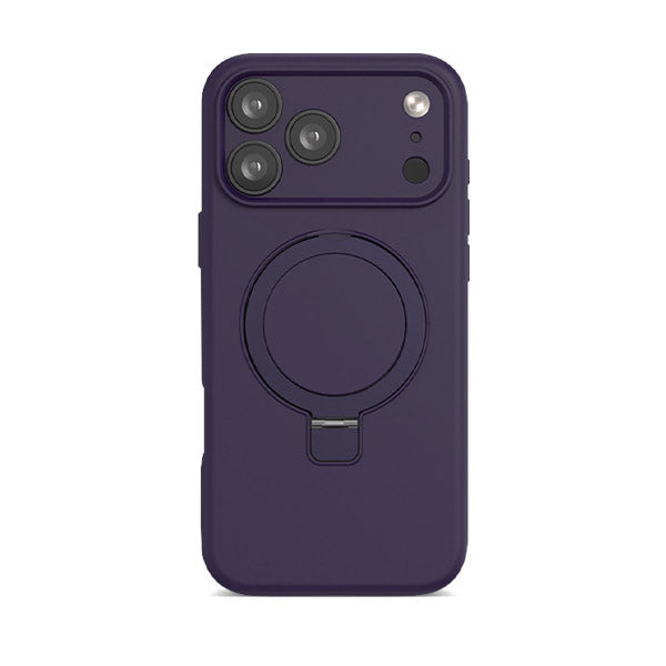 Funda de silicona líquida para iPhone con diseño ondulado en color marrón ámbar 