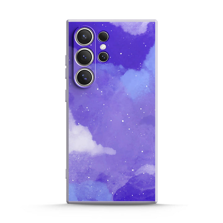 Funda protectora resistente a impactos de la serie Samsung en color azul púrpura astral