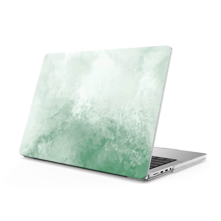 Verde niebla oculta | Funda protectora anticaída para Macbook 