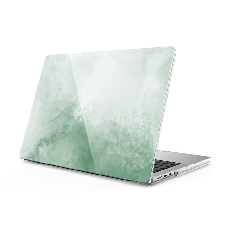 Verde niebla oculta | Funda protectora anticaída para Macbook 