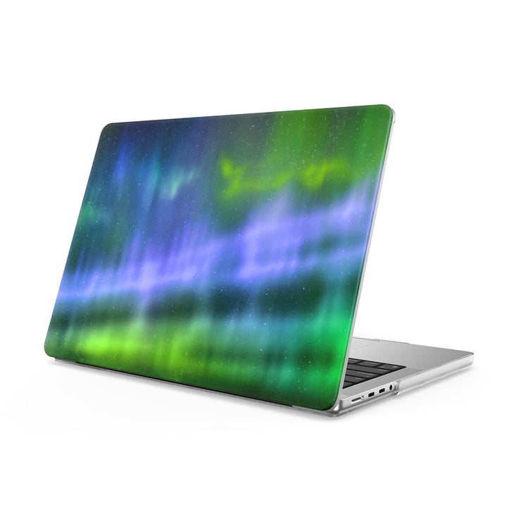 Optical Magnetic-Purple Green | Macbook Anti-Fall Protective Case