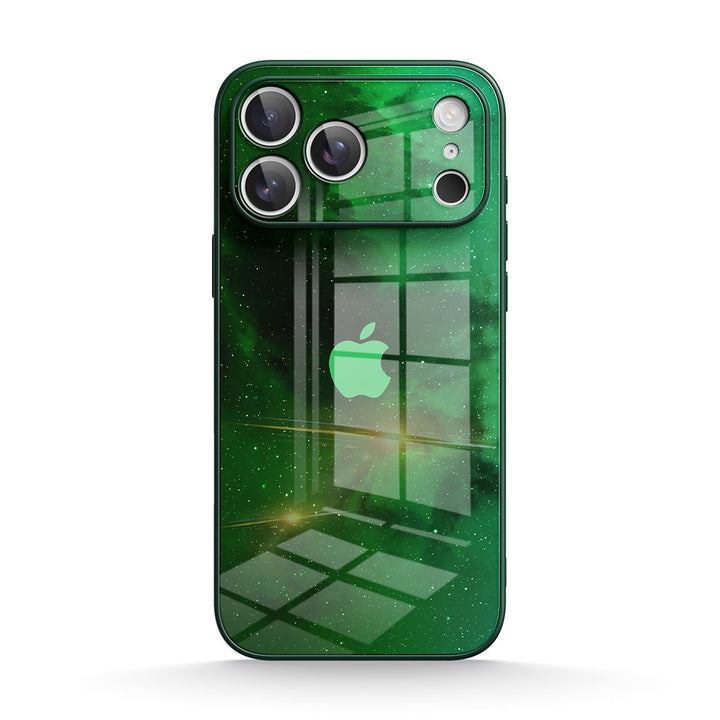 Estuche protector resistente a impactos Night Star Green | Serie iPhone