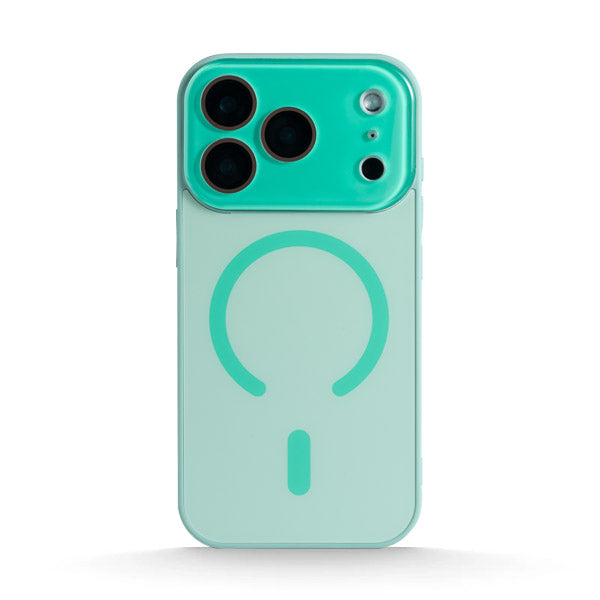 Funda de silicona líquida para iPhone con diseño ondulado en color marrón ámbar 