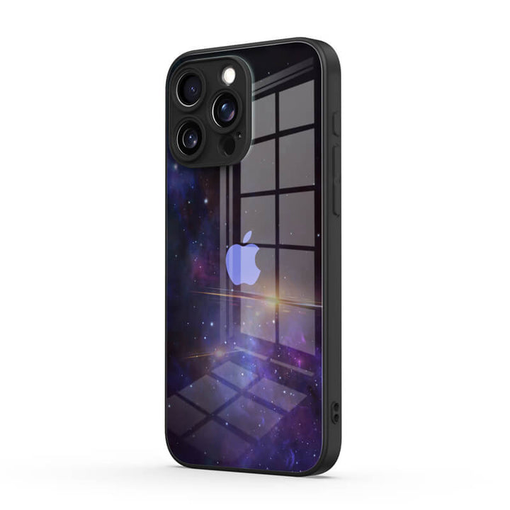 Estuche protector resistente a impactos Wisdom Nebula para iPhone