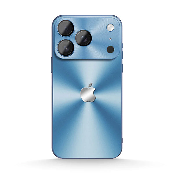 Navy Blue | iPhone Glare Metal Case