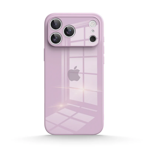 Grass Purple | Tempered Glass Phone Case