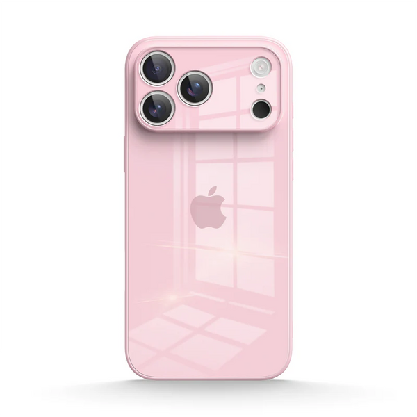 Light Pink | Tempered Glass Phone Case