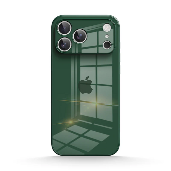 Night Green | Tempered Glass Phone Case
