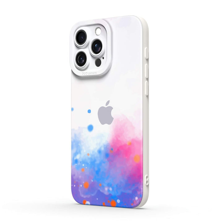 Sputter-Pink Blue Purple | IPhone Series Impact Resistant Protective Case