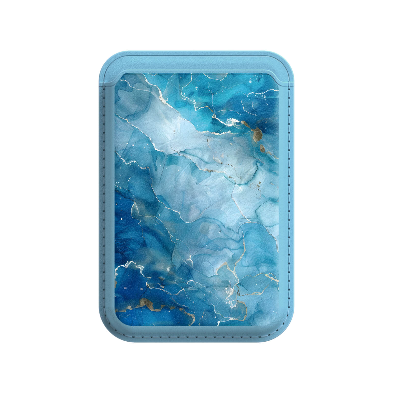 Wave Stone | Leather Wallet with MagSafe – CASEPEACH