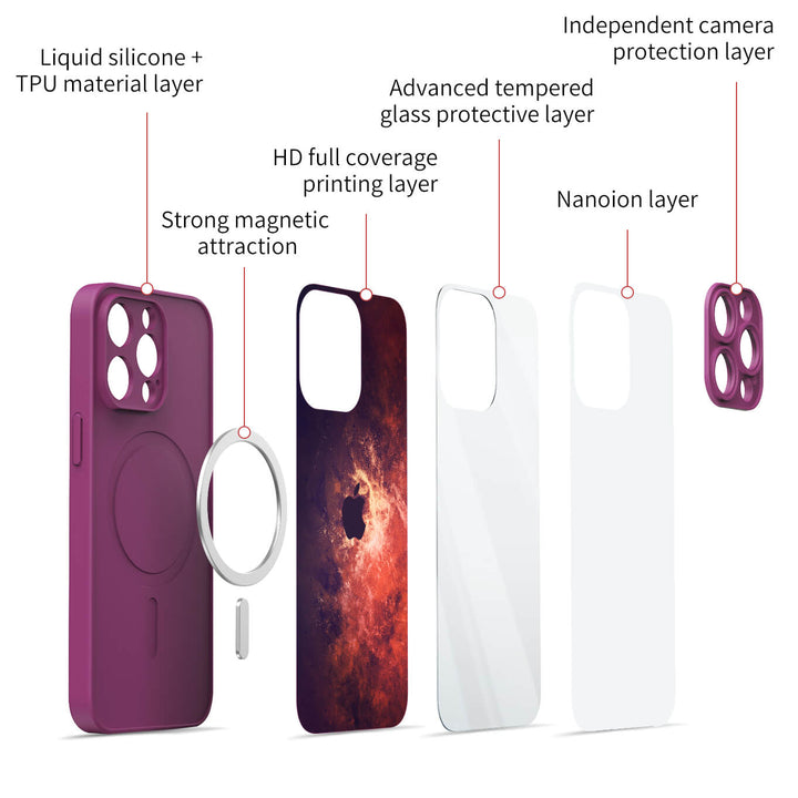 Funda protectora resistente a impactos para iPhone | Star Field